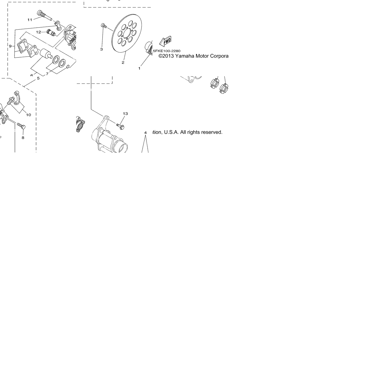 Rear Brake Caliper