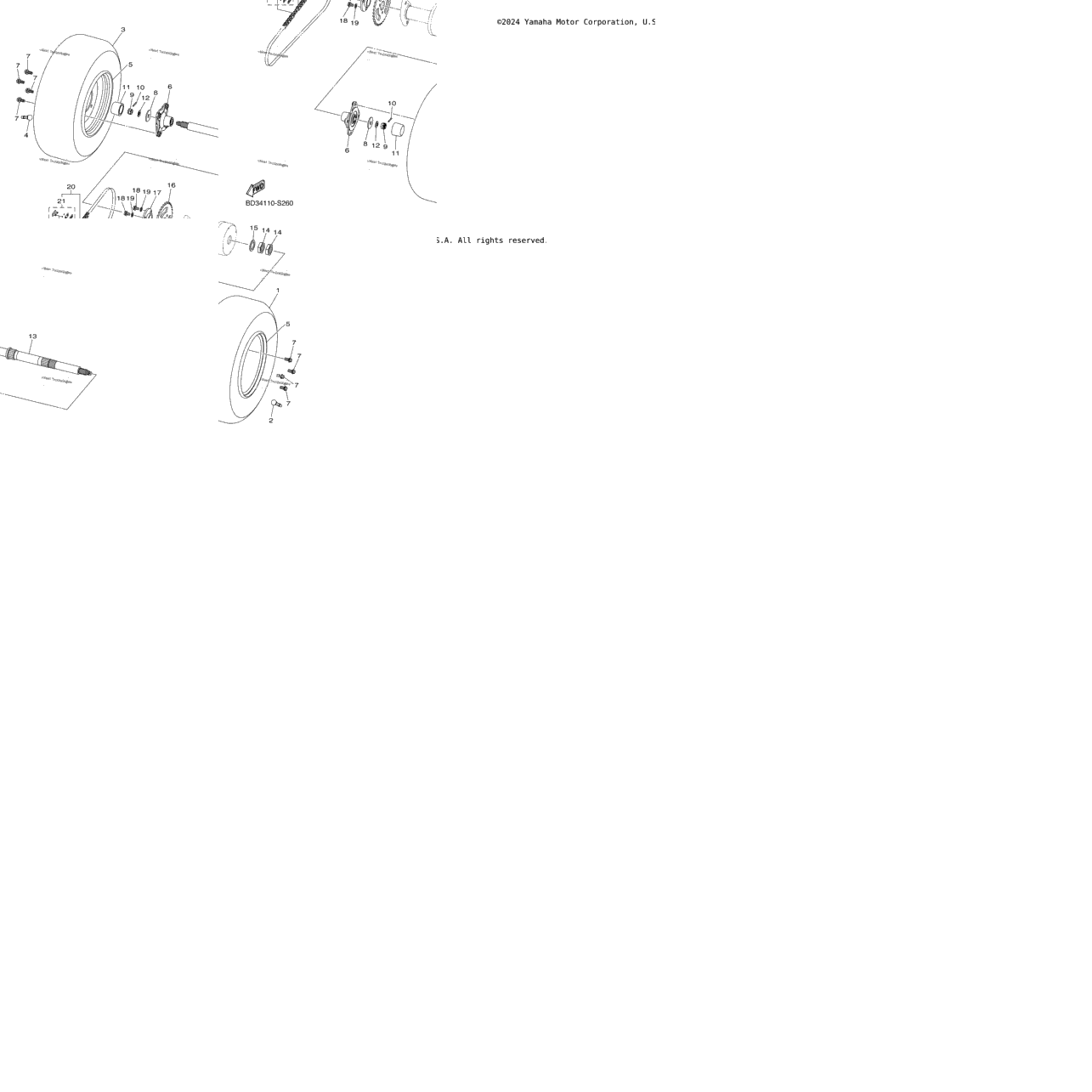 Rear Axle Wheel
