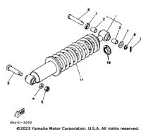 Rear Shocks (Ytm225dxk)