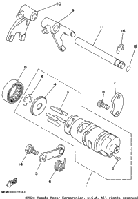 Shift Cam - Shift Fork