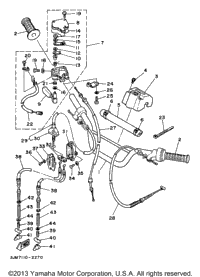 Steering Handle Cable