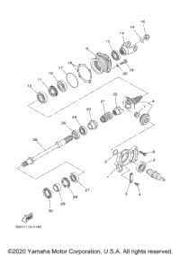 Middle Drive Gear