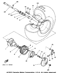 Front Wheel Ytm200l