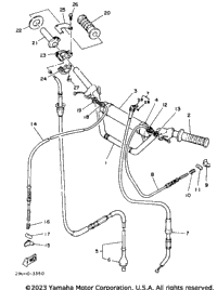 Handlebar - Cable (Ytm225dxk)
