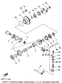 Middle Drive Gear