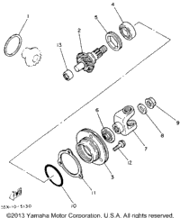 Middle Drive Gear