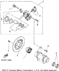 Rear Brake Caliper