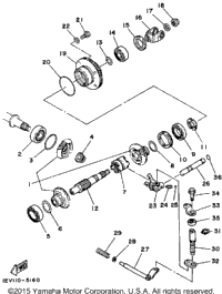 Middle Drive Gear