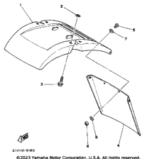 Front Fender Ytm200k