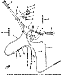 Handlebar - Cable Yt125g