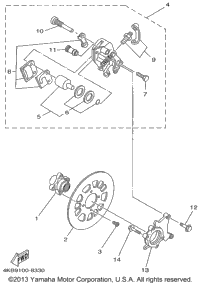 Rear Brake Caliper