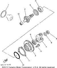 Middle Drive Gear