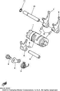 Shift Cam Shift Fork