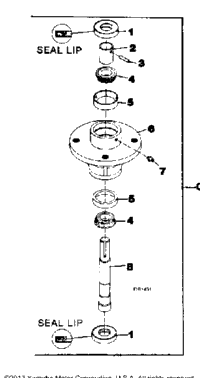 Blade Spindle Assembly