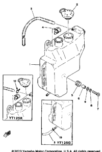 Oil Tank Yt125g - H - J