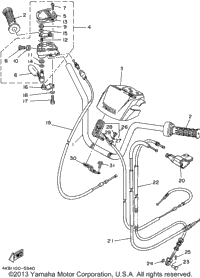 Steering Handle - Cable
