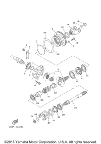 Middle Drive Gear