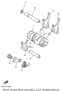 Shift Cam Shift Fork