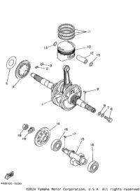 Crankshaft. Piston