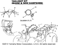 Taillight Kit (Maine & New Hampshire)