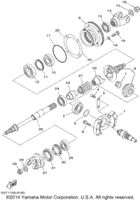 Middle Drive Gear