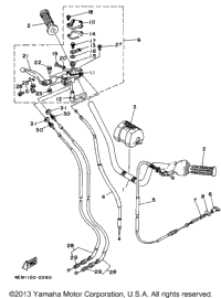 Steering Handle - Cable