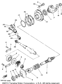 Middle Drive Gear