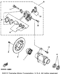Rear Brake Caliper