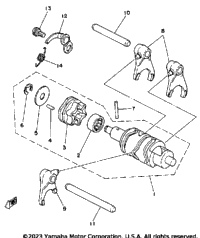 Shift Cam - Fork Yt125g - H - J
