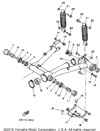 Swing Arm - Rear Shocks
