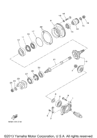 Middle Drive Gear
