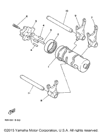 Shift Cam - Shift Fork