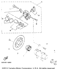 Rear Brake Caliper