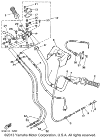 Steering Handle Cable