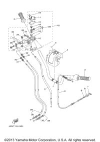 Steering Handle - Cable