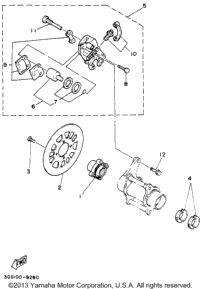 Rear Brake Caliper