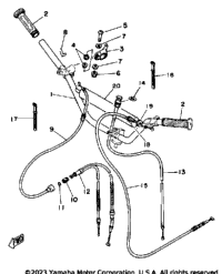 Handlebar - Cable Yt125h
