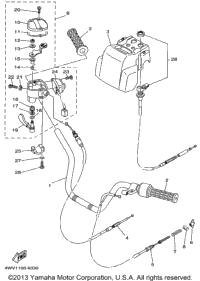 Steering Handle Cable