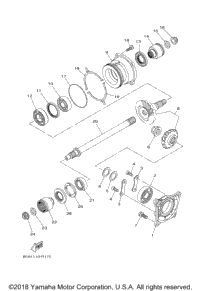 Middle Drive Gear