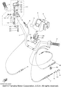 Steering Handle Cable