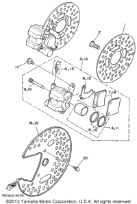Front Brake Caliper
