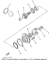 Middle Drive Gear