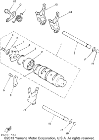 Shift Cam - Shift Fork
