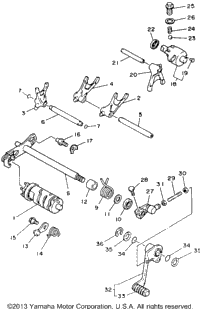 Shift Cam Fork