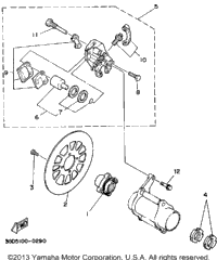 Rear Brake Caliper