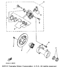 Rear Brake Caliper