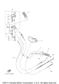 Steering Handle Cable