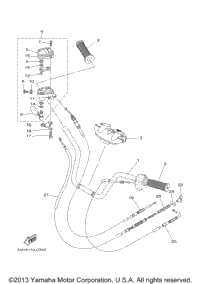 Steering Handle Cable