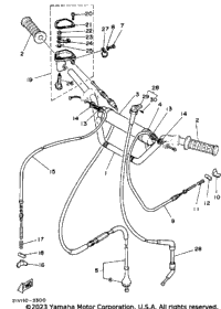 Handlebar - Cable Ytm200l