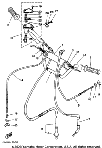 Handlebar - Cable Ytm200k